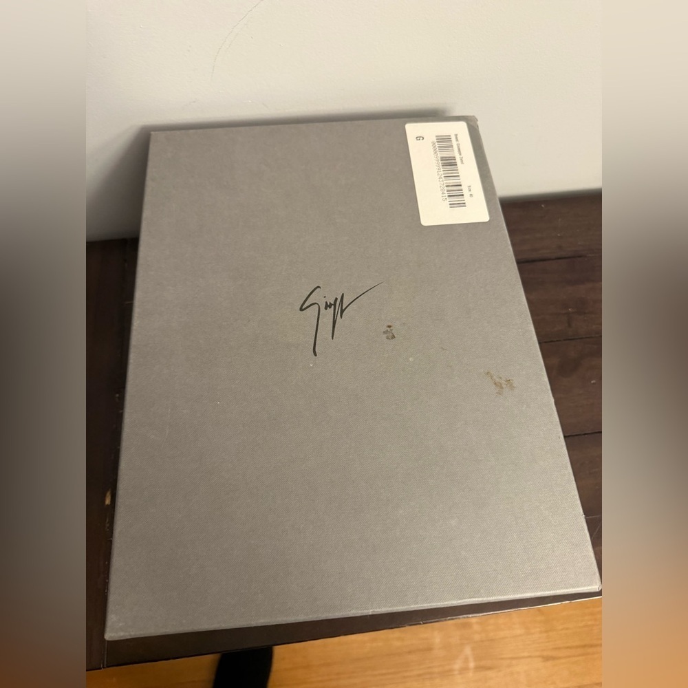 Giuseppe Zanotti Designer Shoe Box ONLY – Authentic Gray Box